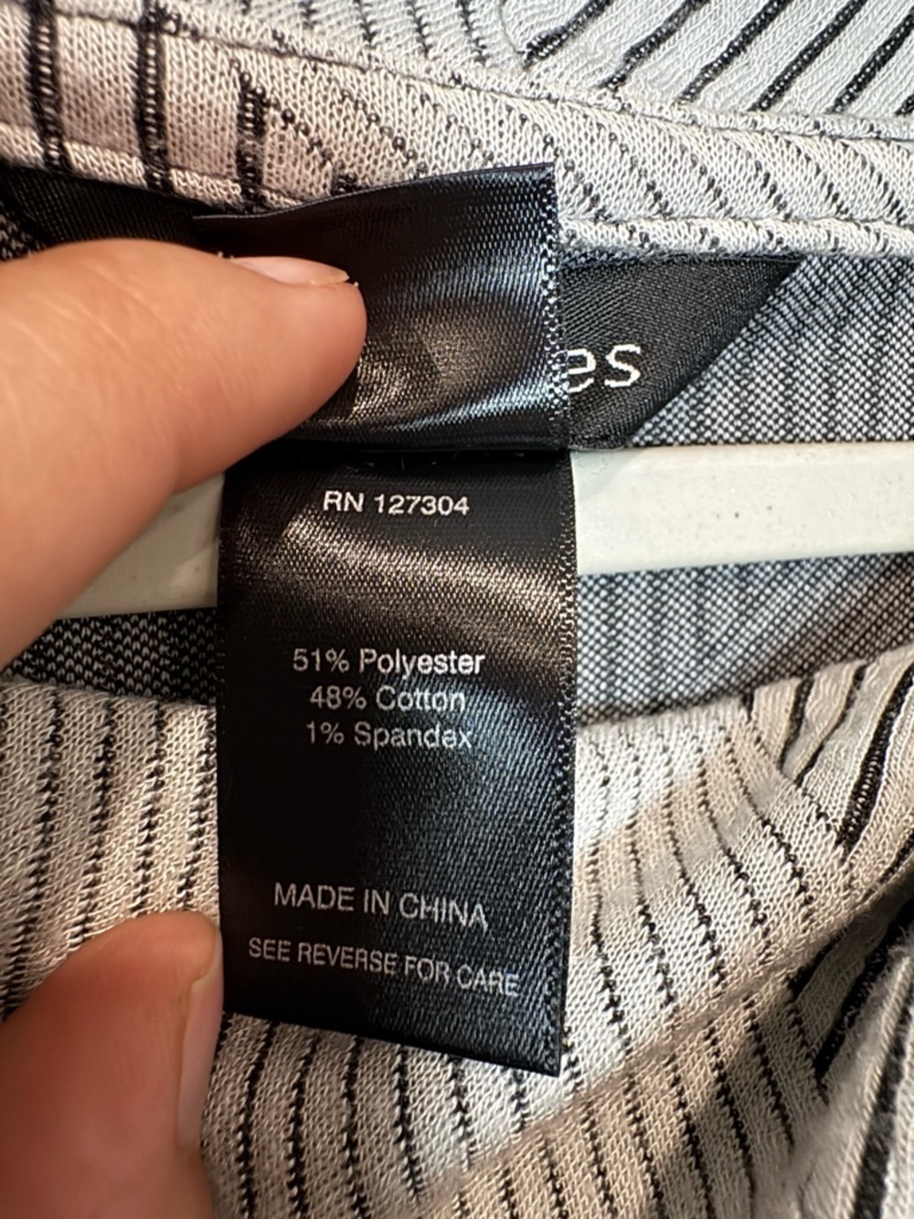 Ali Miles Roll Neck Jumper 3/4 Sleeve Black & White Striped Women’s Size M - Picture 4 of 11